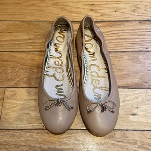 Sam Edelman Felicia Flats. Size US 8.5. Nude.